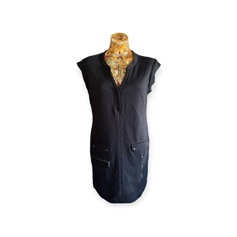 Cynthia Steffe Dress sleeveless black Sz 6 small pockets
